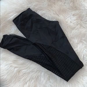 SecondSkin Dancewear Hollywood Peep Mesh Leggings